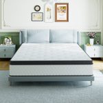 Queen Size Mattress-10 Inch Medium Firm Hybrid Mattress with Cooling Gel Memory Foam