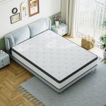 Queen Size Mattress-10 Inch Medium Firm Hybrid Mattress with Cooling Gel Memory Foam