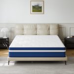 POSMOND 10 Inch Queen Size Mattresses with Memory Foam & Innersprings - Ergonomic Medium Firm Feel