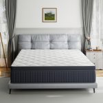 Twin Mattress, Babo Care 8 Inch Cooling-Gel Memory Foam and Individually Pocket Innerspring Hybrid Mattress, Queen Bed Mattress in a Box, CertiPUR-US Certified, Medium Queen Size Mattress