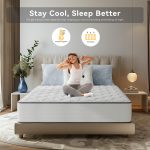 Babo Care 8 inch Twin Size Hybrid Mattress,Individually Wrapped Pocket Coils Spring Mattress in a Box，Medium Firm,Pressure Relief,Breathable