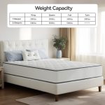 Babo Care 8 inch Twin Size Hybrid Mattress,Individually Wrapped Pocket Coils Spring Mattress in a Box，Medium Firm,Pressure Relief,Breathable