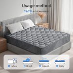 Babo Care Twin Mattress,8 Inch Hybrid Mattress,Memory Foam with Individually Pocket Springs,Mattress in box,CertiPUR-US,Anti-Static Fabric