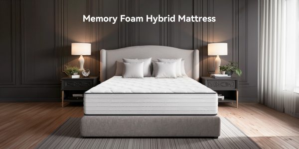 Babo Care 8 inch Twin Size Hybrid Mattress,Individually Wrapped Pocket Coils Spring Mattress in a Box，Medium Firm,Pressure Relief,Breathable