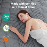 Babo Care Twin Mattress,8 Inch Hybrid Mattress,Memory Foam with Individually Pocket Springs,Mattress in box,CertiPUR-US,Anti-Static Fabric