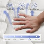 Babo Care Twin Mattress,10 Inch Hybrid Mattress,Memory Foam with Individually Pocket Springs,Medium-Firm Mattress in Box,CertiPUR-US,Anti-Static Fabric